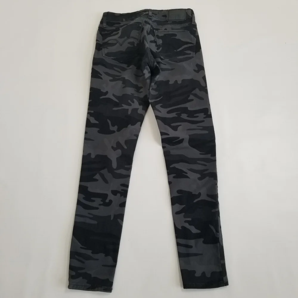 Levi's 711 Skinny Jeans Camo Size 24 - Picture 5 of 6